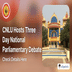 CNLU Hosts Three Day National Parliamentary Debate; Check Details Here